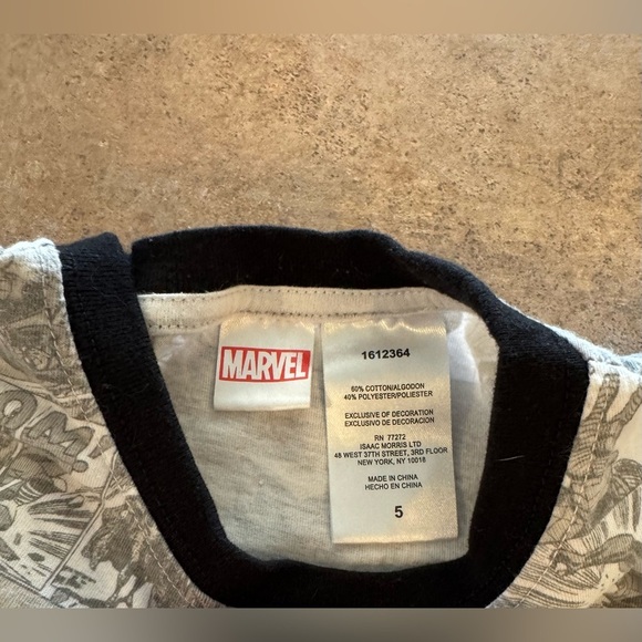 Marvel - Boys 5 Short Sleeve Tee - Picture 4 of 4